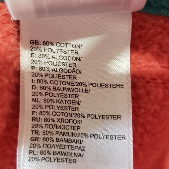 The North Face Womens XS 4 Embroidered Zip Hoodie Fleece Lined Coral Teal Jacket - Picture 12 of 15